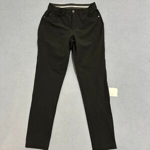 Under Armour Women's Size 4 Black Fitted Golf Pants Stretch W27 L30 Athletic